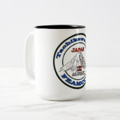 Luftbasis Tachikawa Japan FEAMCOM Zweifarbige Tasse (Vorderseite Links)