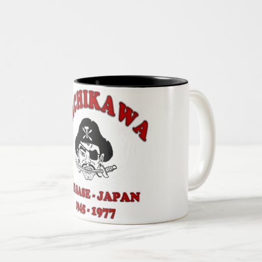 Luftbasis Tachikawa Japan Zweifarbige Tasse (VorderseiteRechts)