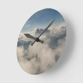 Luftberg Runde Wanduhr (Winkel)