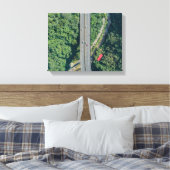 Luftbild auf der Autobahn tagsüber Leinwanddruck (Insitu (Schlafzimmer))