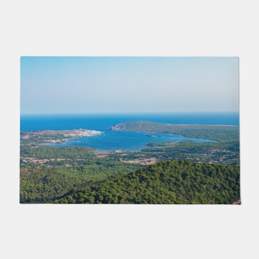 Luftbild auf Menorca vom Gipfel des Monte Toro Fußmatte (Vorderseite)