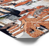 Luftbild auf Split City - Dalmatien, Kroatien Poster (Ecke)