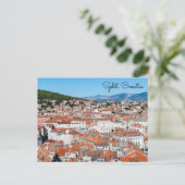 Luftbild auf Split City - Dalmatien, Kroatien Postkarte (Stehend Vorderseite)