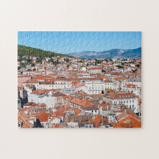 Luftbild auf Split City - Dalmatien, Kroatien Puzzle (Horizontal)
