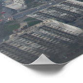 Luftbild Burgas City, Bulgarien Poster (Ecke)