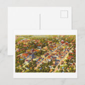 Luftbild Burlington, Vermont Vintage Travel Postkarte (Vorne/Hinten)