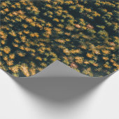Luftbild der Bäume Geschenkpapier (Ecke)