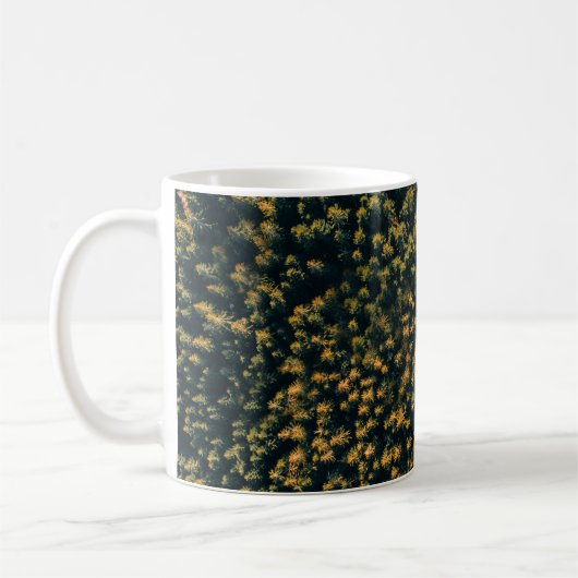 Luftbild der Bäume Kaffeetasse (Links)