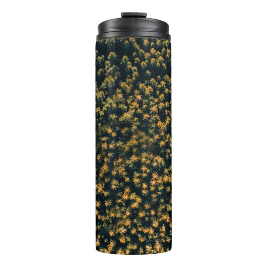 Luftbild der Bäume Thermosbecher (Vorderseite)