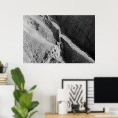 Luftbild der Berge Poster (Heimbüro)