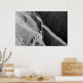 Luftbild der Berge Poster (Küche)