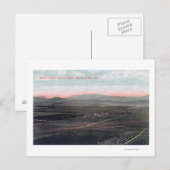 Luftbild der Boston Ranch im Landkreis San Diego Postkarte (Vorne/Hinten)