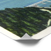 Luftbild der Brücke der Götter Poster (Ecke)