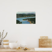 Luftbild der Brücke der Götter Poster (Küche)