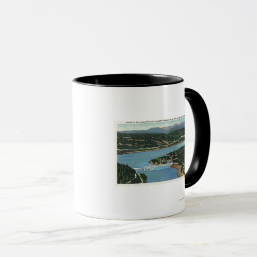 Luftbild der Brücke der Götter Tasse (VorderseiteRechts)