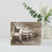 Luftbild der Burg Morro, Havanna, Kuba Postkarte (Stehend Vorderseite)