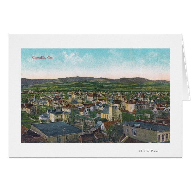 Luftbild der CityCorvallis, OR (Vorderseite (Horizontal))