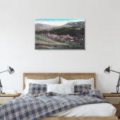 Luftbild der CityCuldesac, ID Leinwanddruck (Insitu (Schlafzimmer))