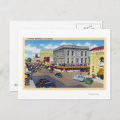 Luftbild der D Street Postkarte (Vorne/Hinten)