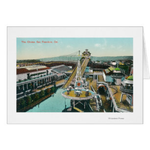 Luftbild der Fallschirme