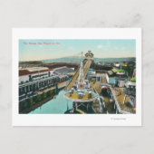 Luftbild der Fallschirme Postkarte (Vorderseite)