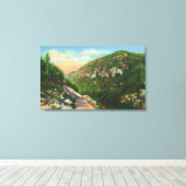 Luftbild der Fischkrechtengründe, Saranac Inn Leinwanddruck (Insitu (Holzboden))