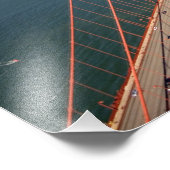 Luftbild der Golden Gate Bridge im 2. Fotodruck (Ecke)