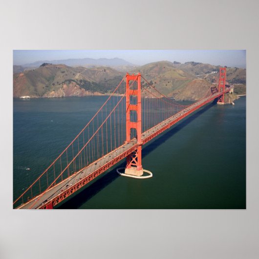 Luftbild der Golden Gate Bridge im 2. Poster (Vorne)