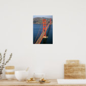 Luftbild der Golden Gate Bridge im Freien Poster (Küche)