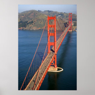 Luftbild der Golden Gate Bridge im Freien Poster