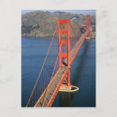 Luftbild der Golden Gate Bridge im Freien Postkarte (Vorderseite)