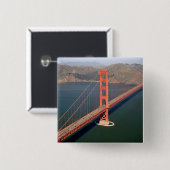 Luftbild der Golden Gate Bridge in der 2. Button (Vorne & Hinten)