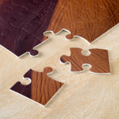 Luftbild der goldenen Orangen Wüstendünen Puzzle (Seite)