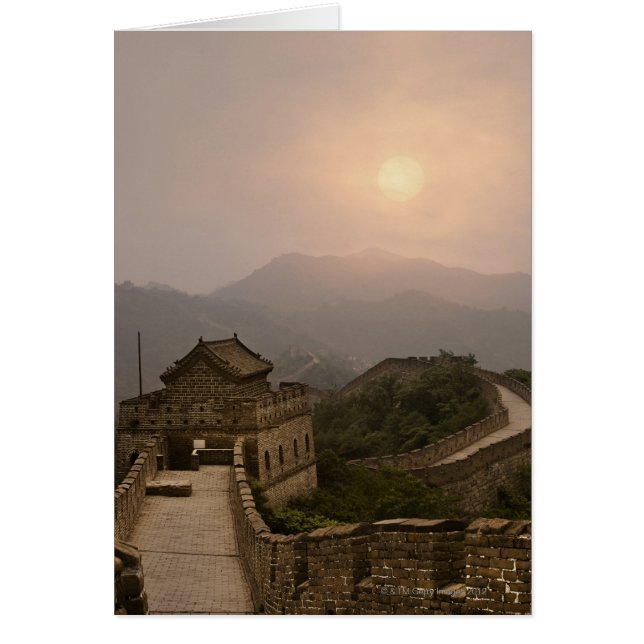 Luftbild der Großen Mauer der China (Vorne)