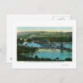 Luftbild der Hauptbahn Postkarte (Vorne/Hinten)