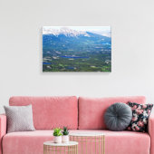 Luftbild der Jasperseen - Kanada Leinwanddruck (Insitu (Wohnzimmer))