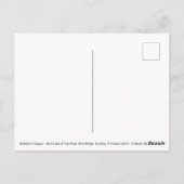 Luftbild der Kettenbrücke - Budapest, Ungarn Postkarte (Rückseite)