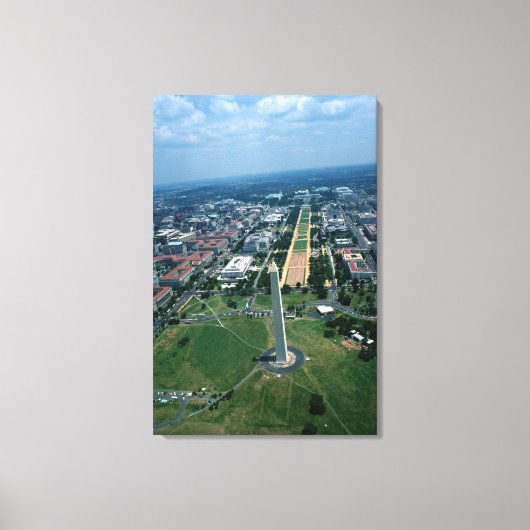 Luftbild der National Mall Leinwanddruck (Vorderseite)