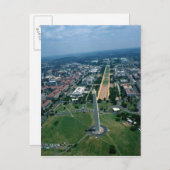 Luftbild der National Mall Postkarte (Vorne/Hinten)