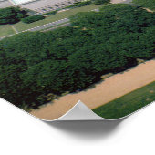 Luftbild der Nationalgalerie der Kunst Poster (Ecke)