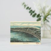 Luftbild der Provinz Massachusetts (1910) Postkarte (Stehend Vorderseite)