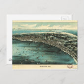 Luftbild der Provinz Massachusetts (1910) Postkarte (Vorne/Hinten)