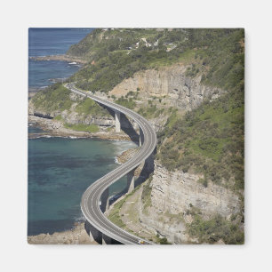 Luftbild der Sea Cliff Bridge bei Wollongong, Magnet