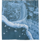 Luftbild der Sitzwellen Duschvorhang (Vorderseite)