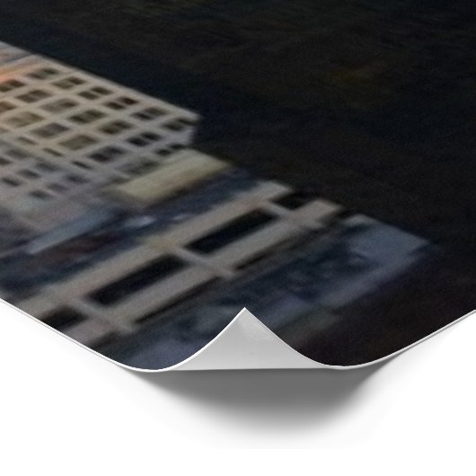 Luftbild der Skyline der Stadt Seattle 2 Poster (Ecke)