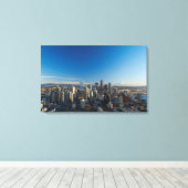 Luftbild der Skyline von Seattle Leinwanddruck (Insitu (Holzboden))