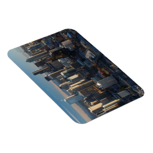 Luftbild der Skyline von Seattle Magnet (Rechte Seite)