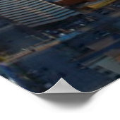 Luftbild der Skyline von Seattle Poster (Ecke)