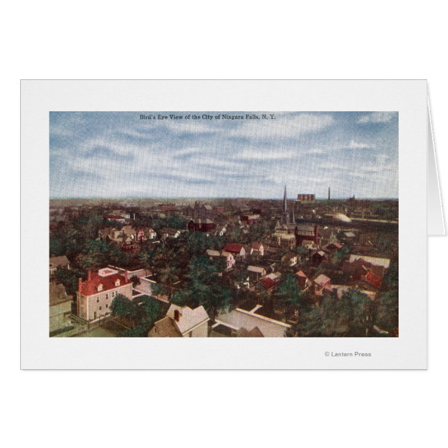 Luftbild der Stadt (Vorderseite (Horizontal))