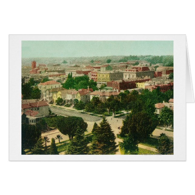 Luftbild der Stadt (Vorderseite (Horizontal))